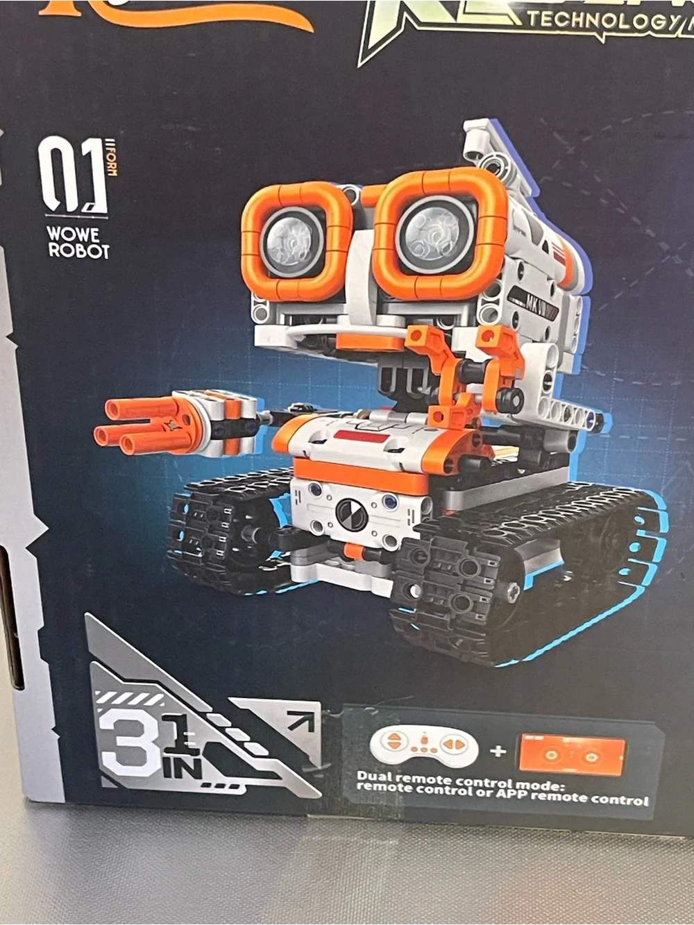 4 in 1 STEM Educational Building Block Robot App & Remote Control Robot for Kids